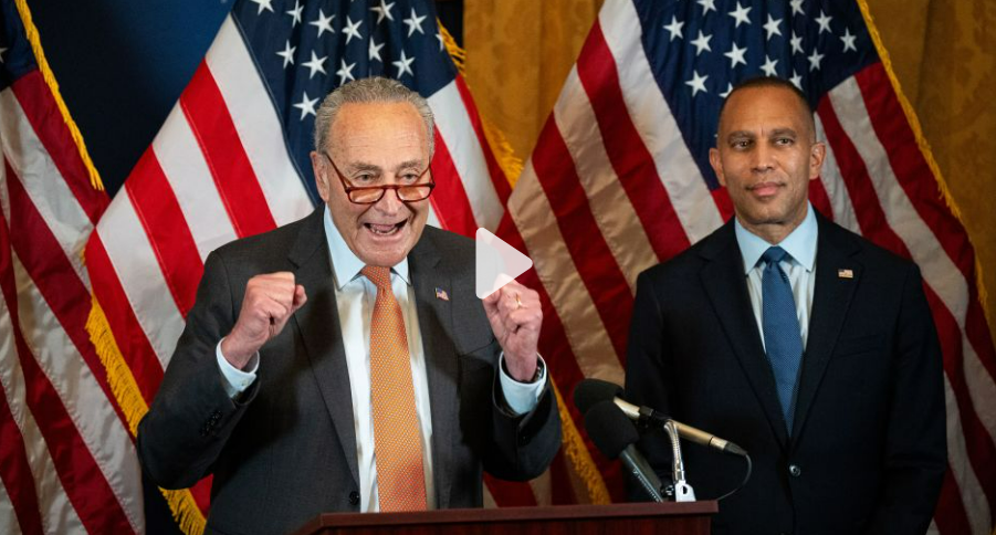 Schumer dan Jeffries, dua tokoh Demokrat teratas di Kongres, mendukung Harris